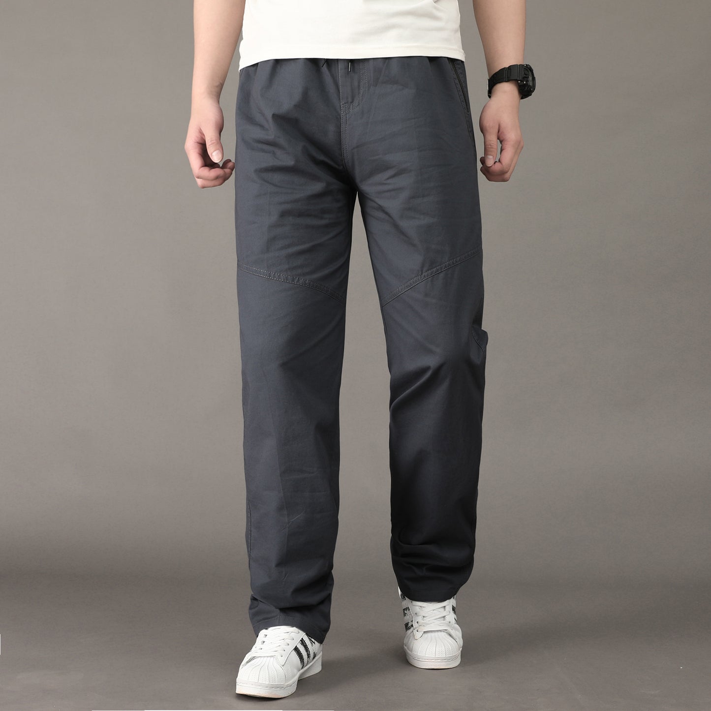 Casual Plus Size Overalls For Young Men's Pants