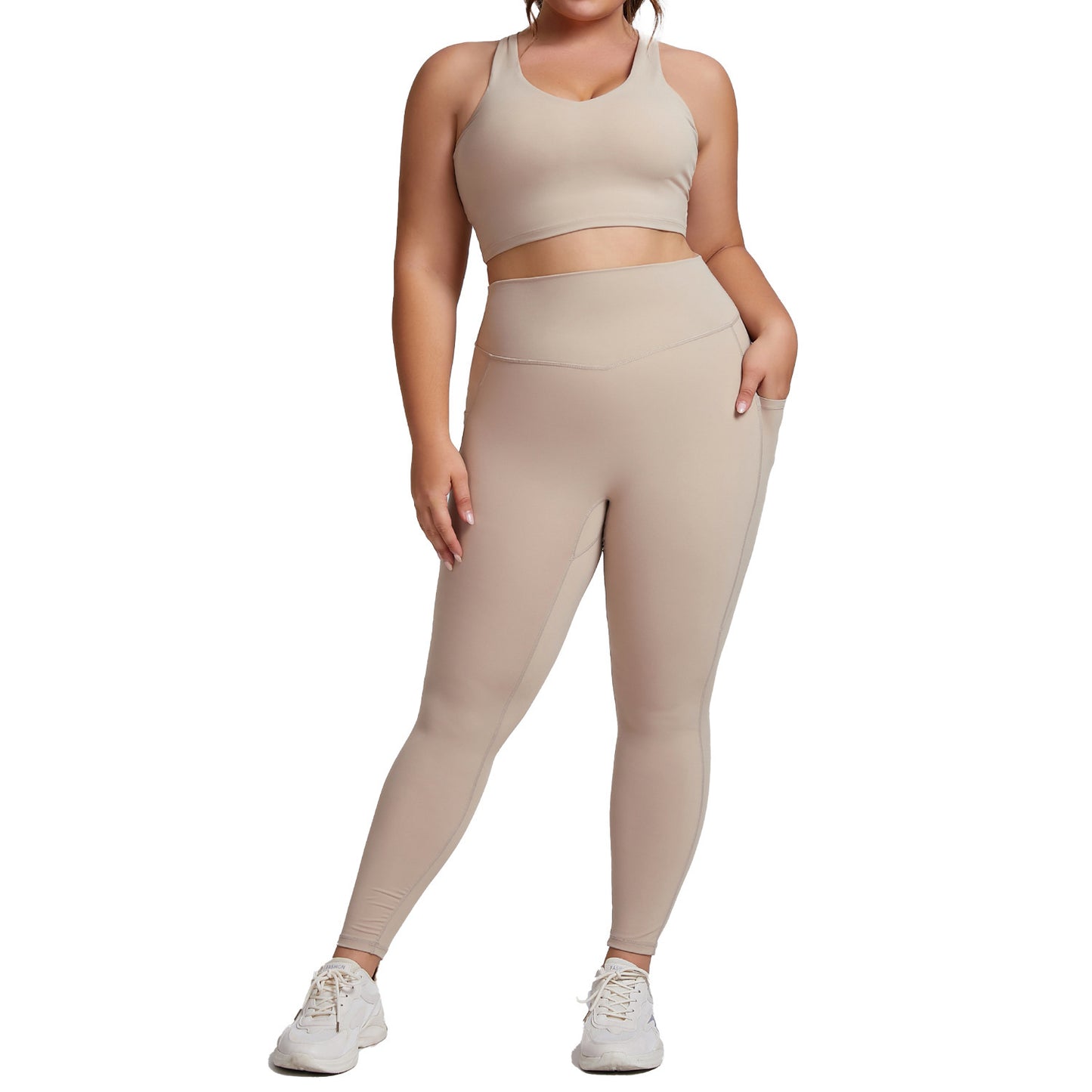 Sports Workout Clothes Women's No Embarrassment Line Tight Trousers Stretch Suit