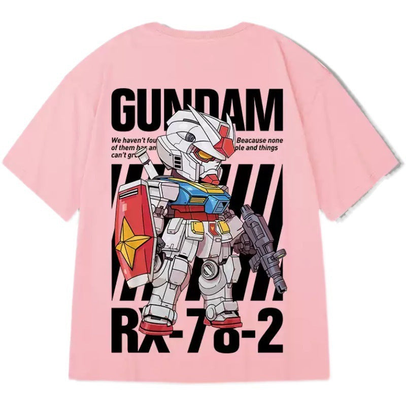 Japanese Plus Fat Tide Fat Summer Plus Size Half Sleeves