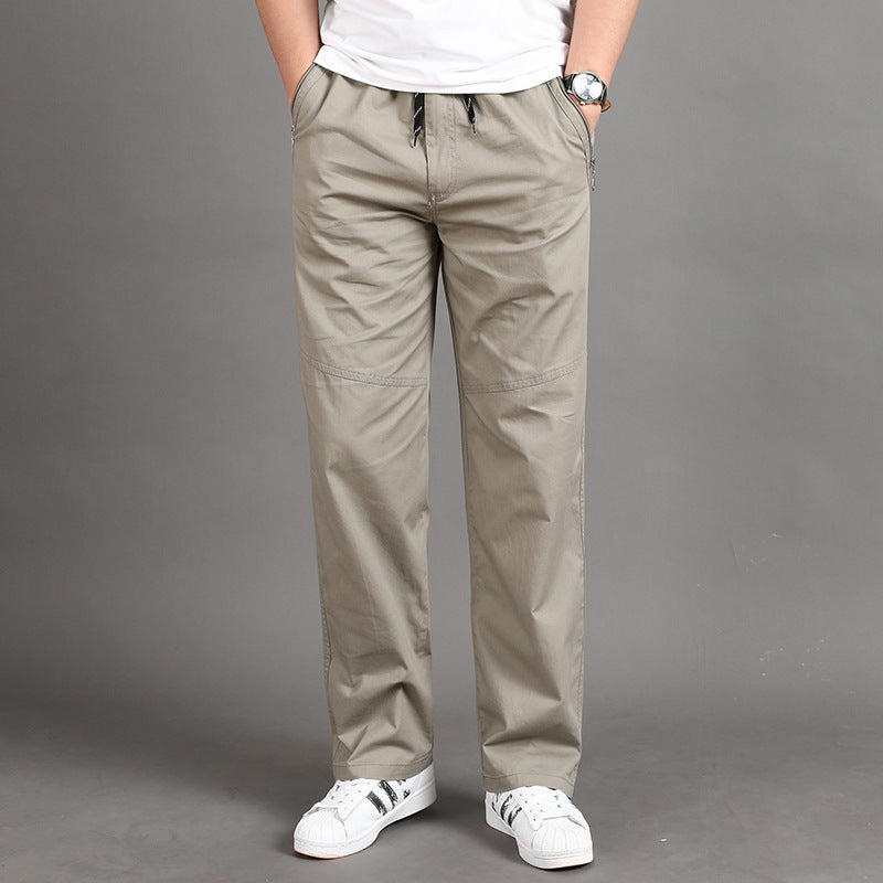 Casual Plus Size Overalls For Young Men's Pants