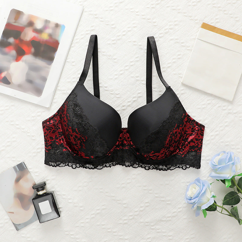 Women's Plus Size Sexy Lace Push Up Bra