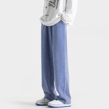 Fashion Plus Size American Retro Heavy Washed Sweatpants