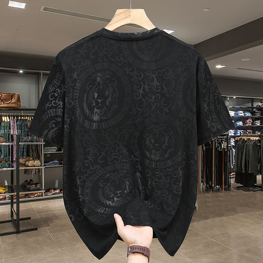 Plus Size Short-sleeved T-shirt Men's Loose