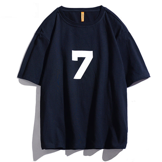 Fashionable Loose Fat Plus Size White Handsome Shirt